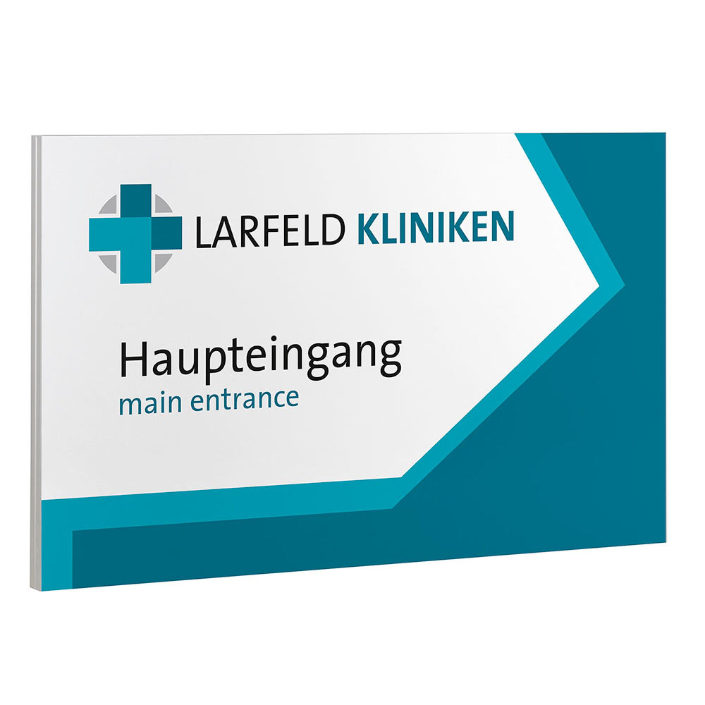 Außenaufsteller Querformat 80mm