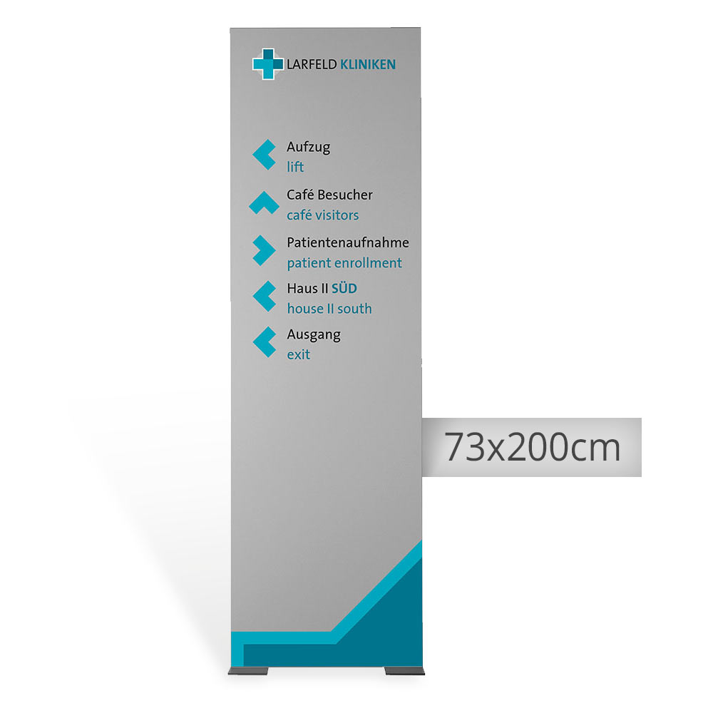 MADRID Silver Line Innenaufsteller 73x200cm