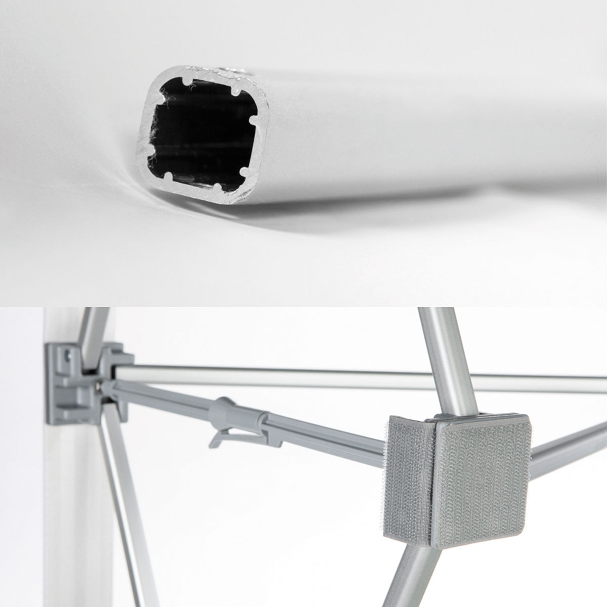 PopUp Wand - straight -  System inkl. Druck